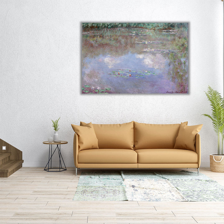 The Water Lily Pond (Clouds), 1903 - Canvas Print Wall Art