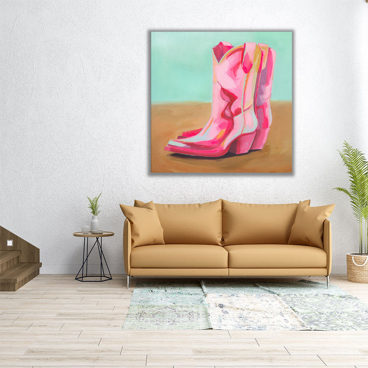 Cowboy Barbee II - Canvas Print Wall Art