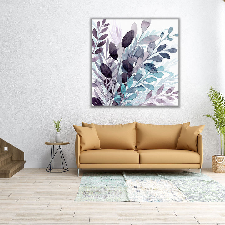 Crystallized Flora I - Canvas Print Wall Art