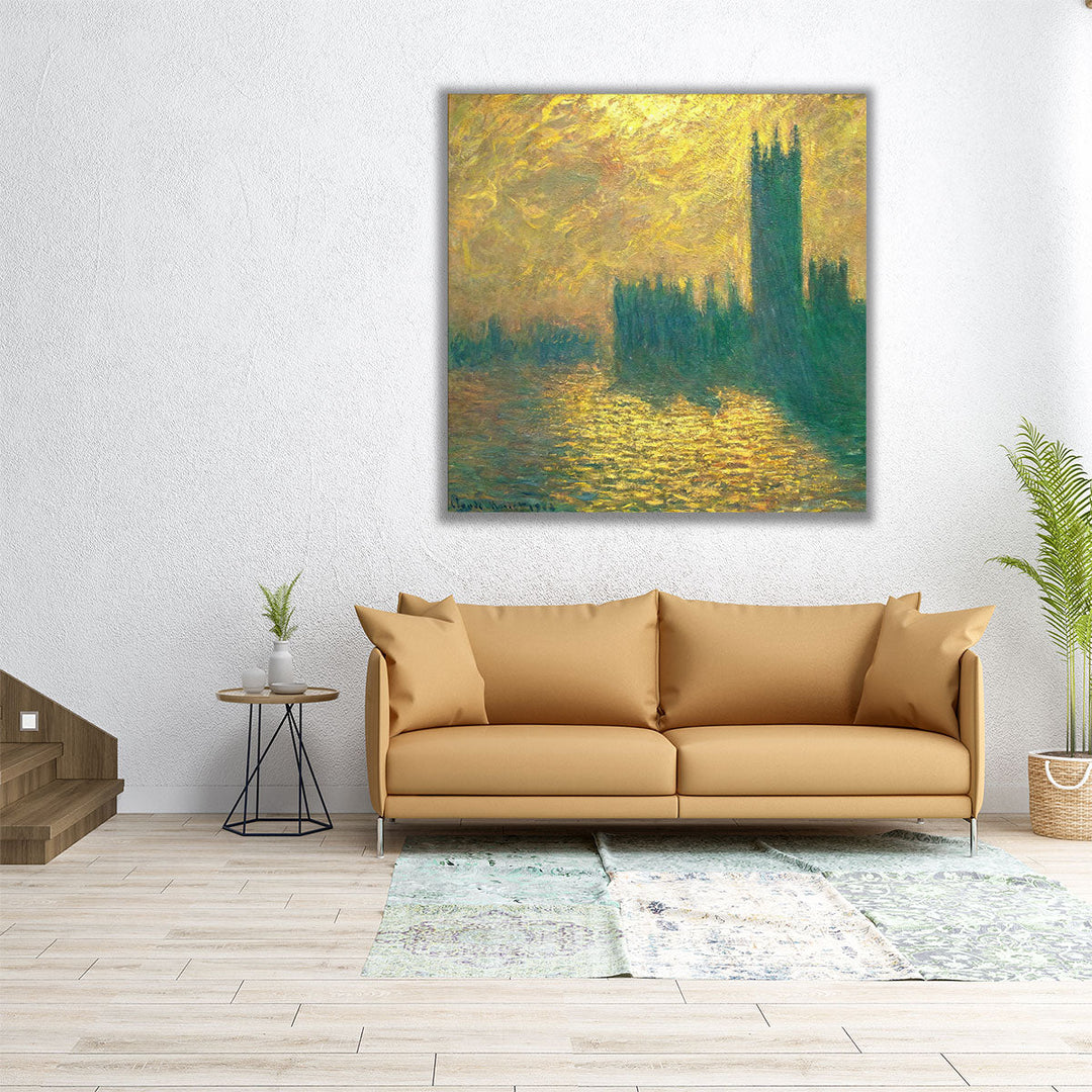 Houses of Parliament, 1904 - Canvas Print Wall Art