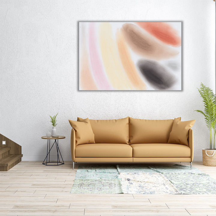 36x24 wrapped canvas neutral brown abstract