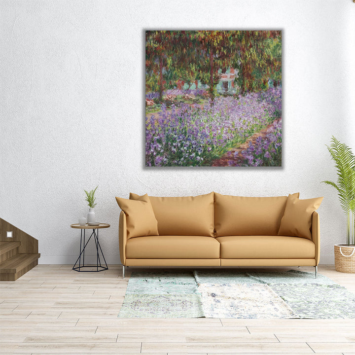 Irises in Monet's Garden, 1900 - Canvas Print Wall Art