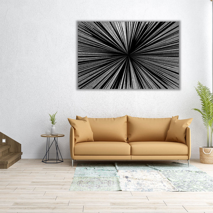 Living room canvas art monochrome simplicity