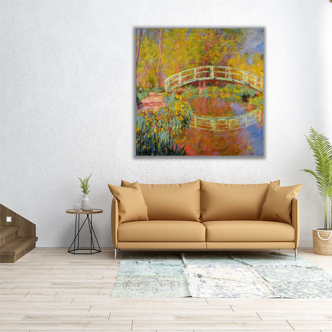 12×12 inch canvas print featuring floral art