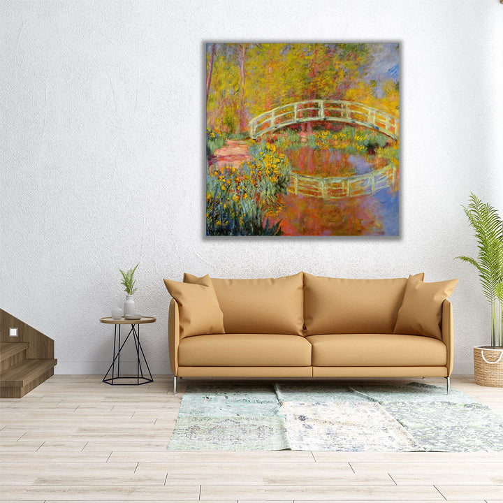 12×12 inch canvas print featuring floral art