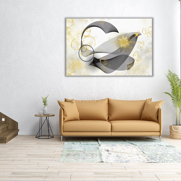 24x16 wrapped canvas abstract composition
