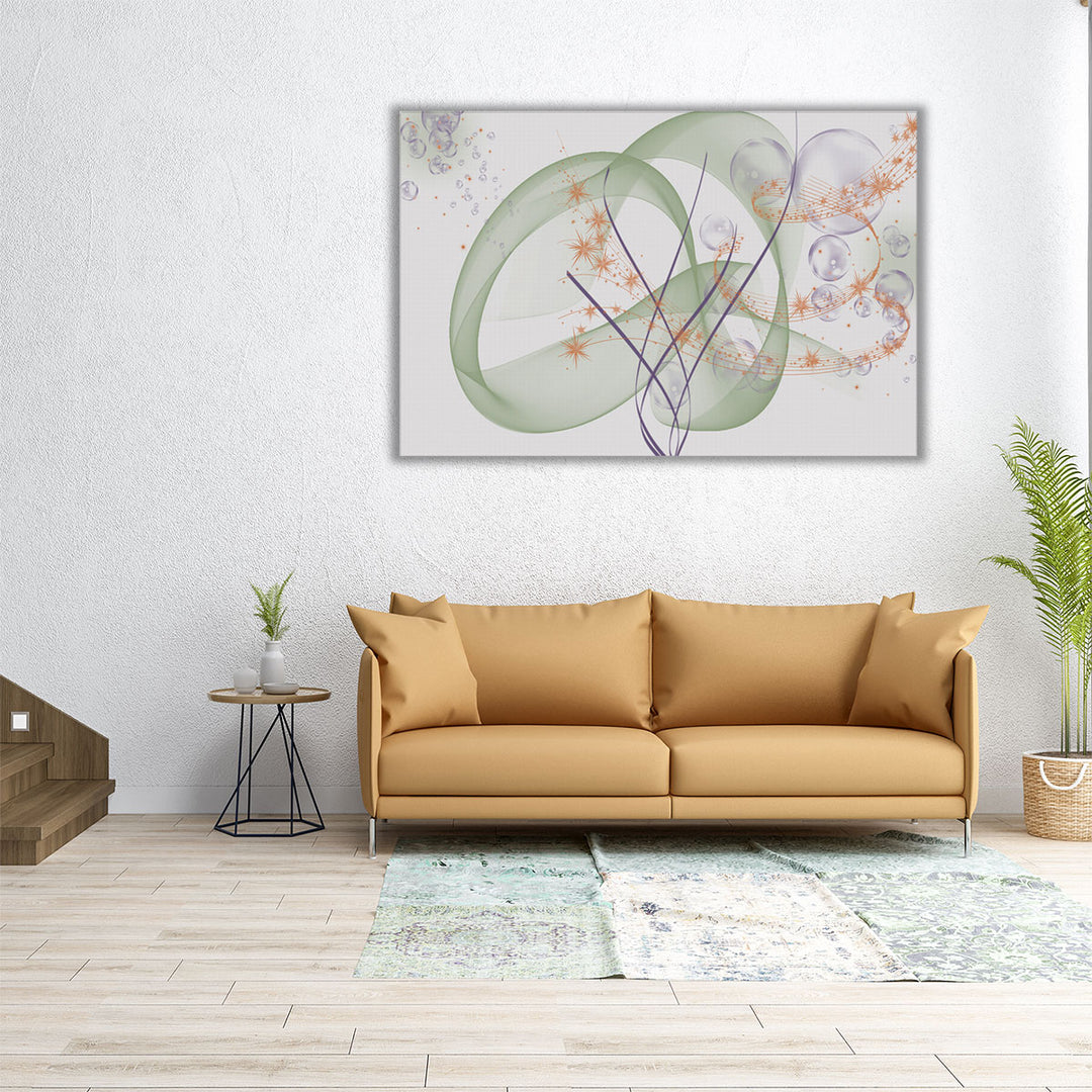 24x16 wrapped canvas abstract art print
