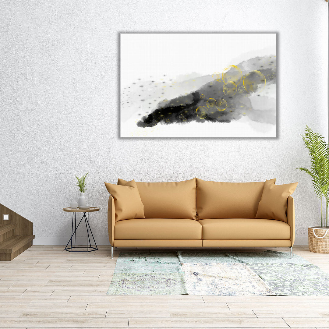 36x24 wrapped canvas bold monochrome art