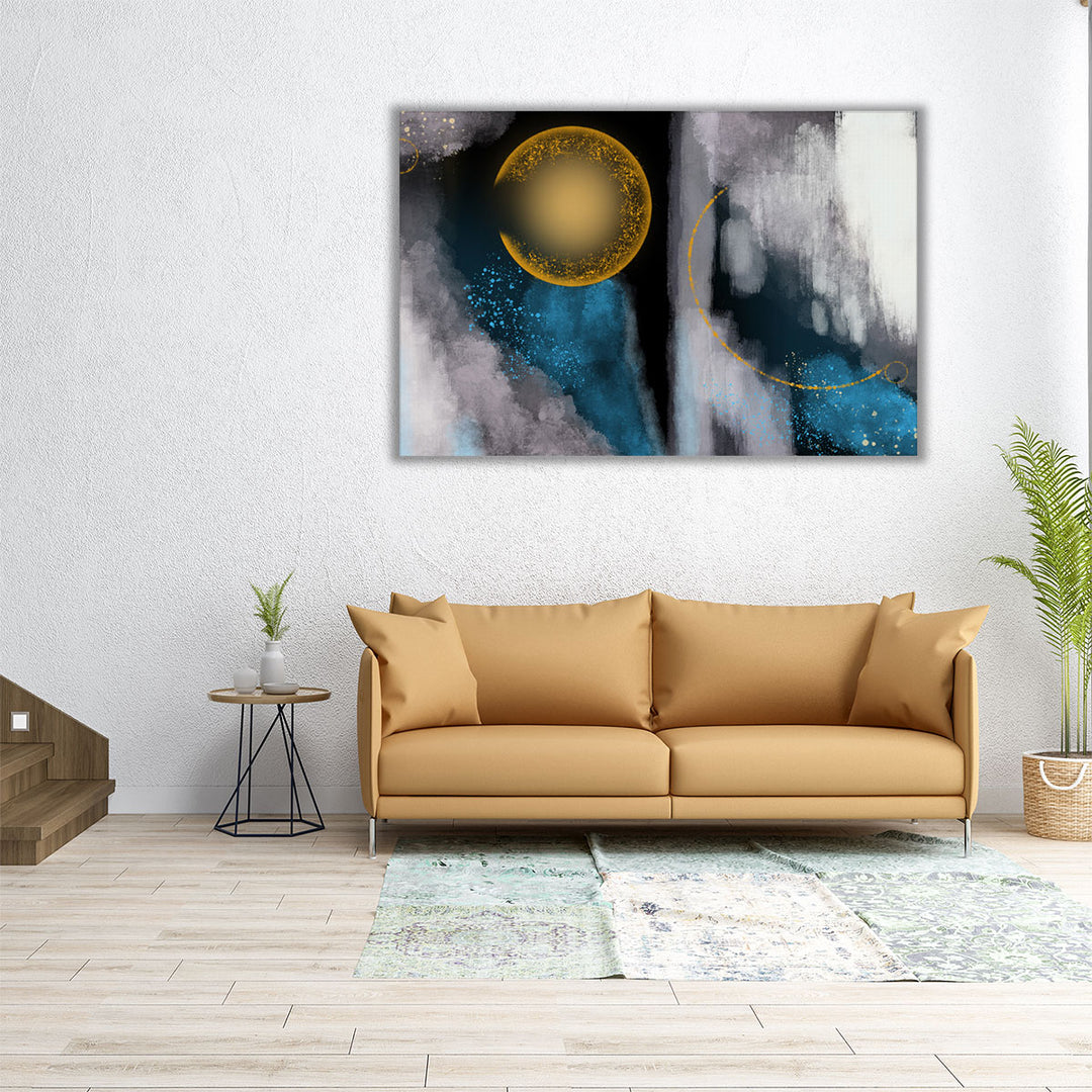 36x24 wrapped canvas abstract geometric art