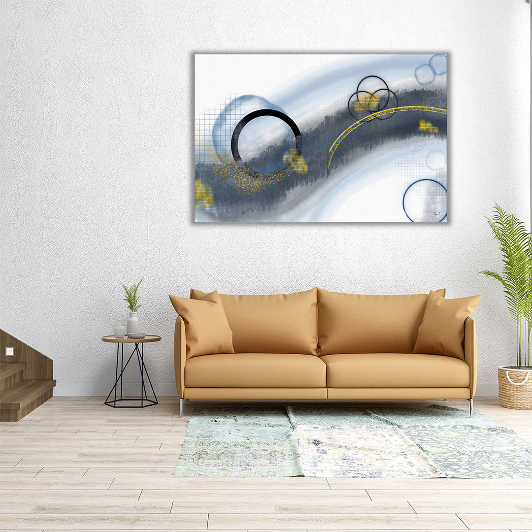 24x16 wrapped canvas abstract geometric art