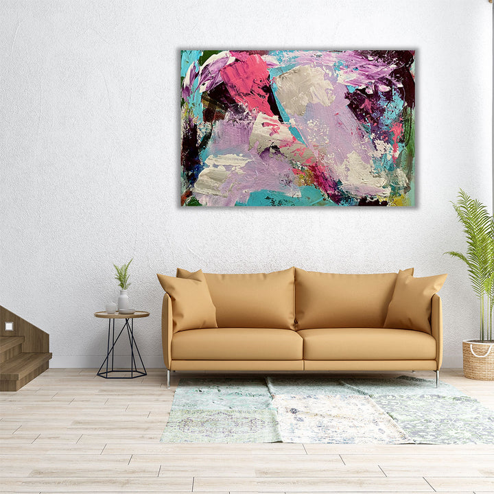 30x20 wrapped canvas colorful abstract composition