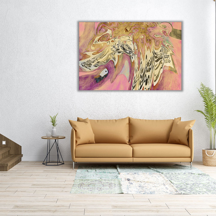 48x32 abstract marble canvas print