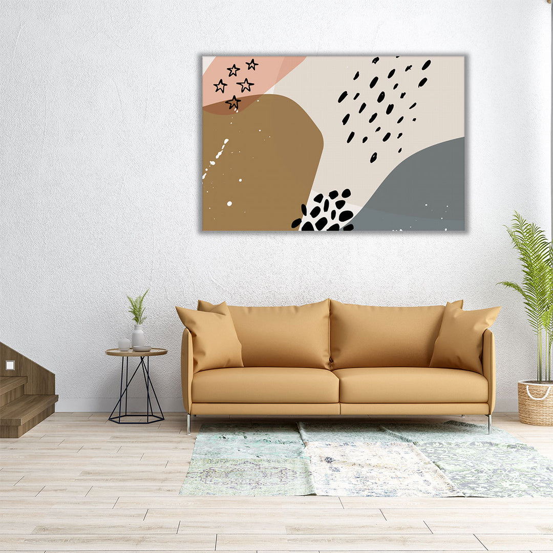 36x24 living room canvas abstract art