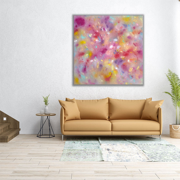 30x30 canvas art vibrant modern display