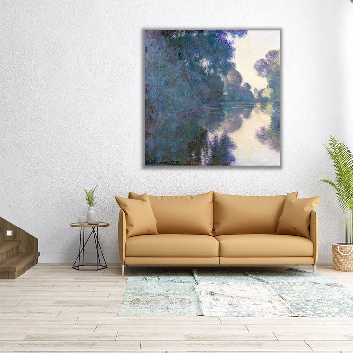 Morning on the Seine near Giverny, 1897 - Canvas Print Wall Art