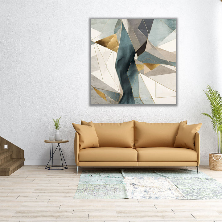 30×30 abstract geometry – soft neutral tones