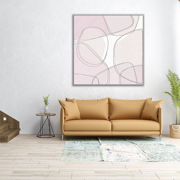 Modern Lines And Shapes - Canvas Print Wall Art