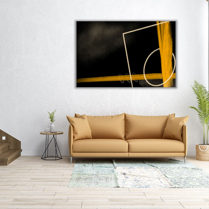 48x32 canvas wall art geometric elegance