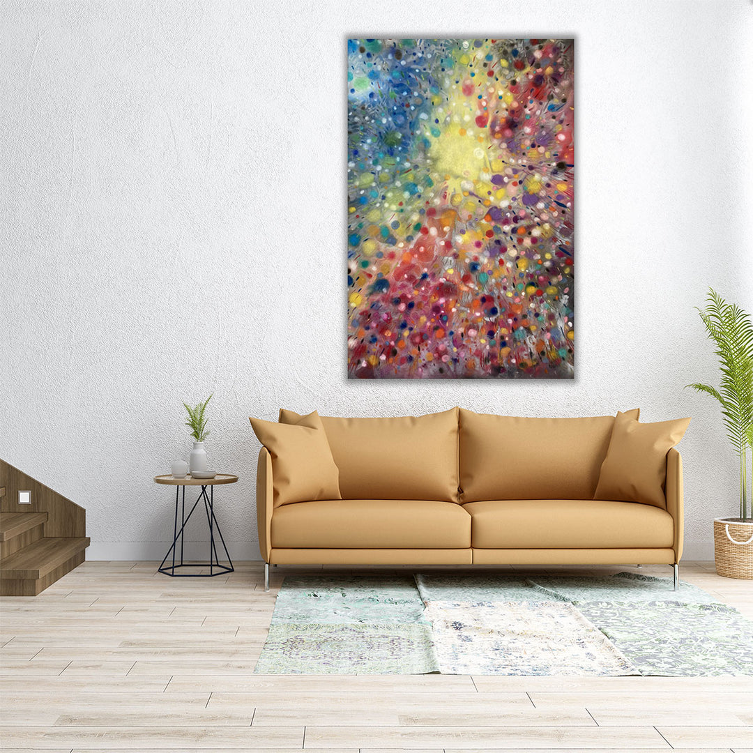 Vibrant watercolor wall art studio print