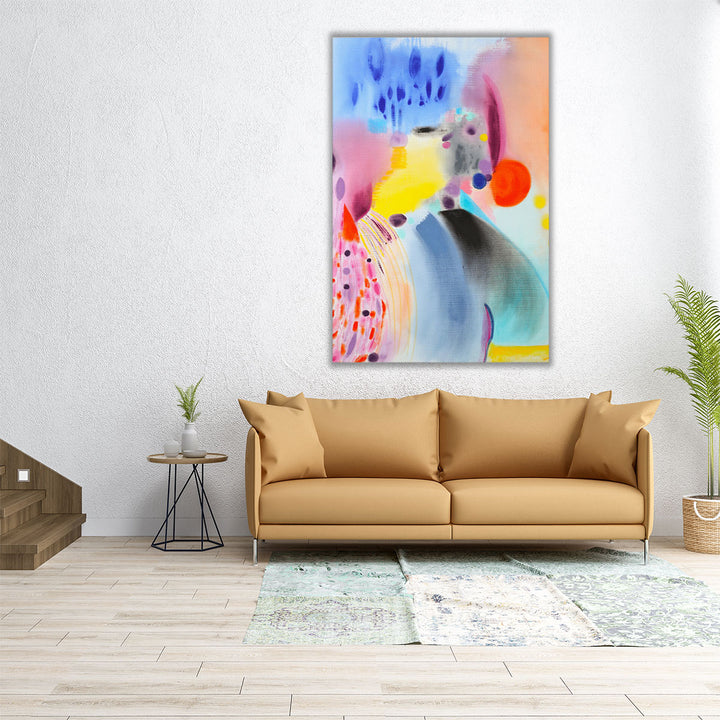 36x24 colorful abstract expressionism print