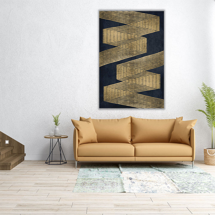 24x36 office canvas gold black contrast