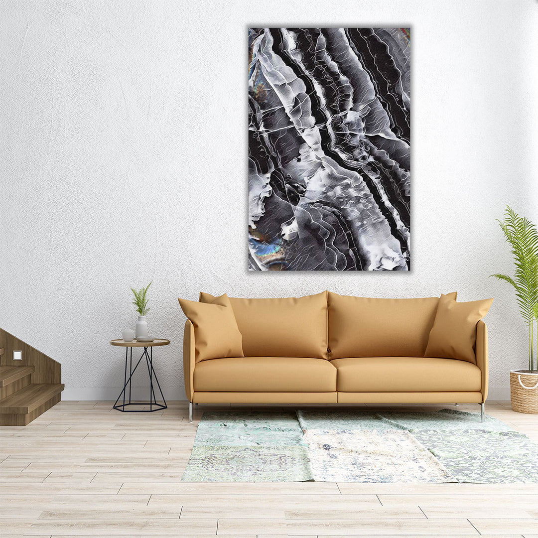 24x36 marble canvas geometric print