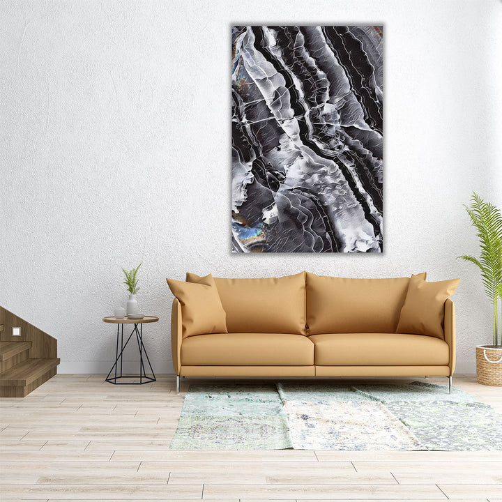 24x36 marble canvas geometric print
