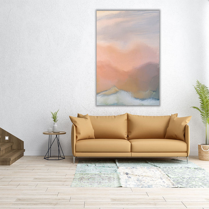 24x36 canvas art neutral brown modern design
