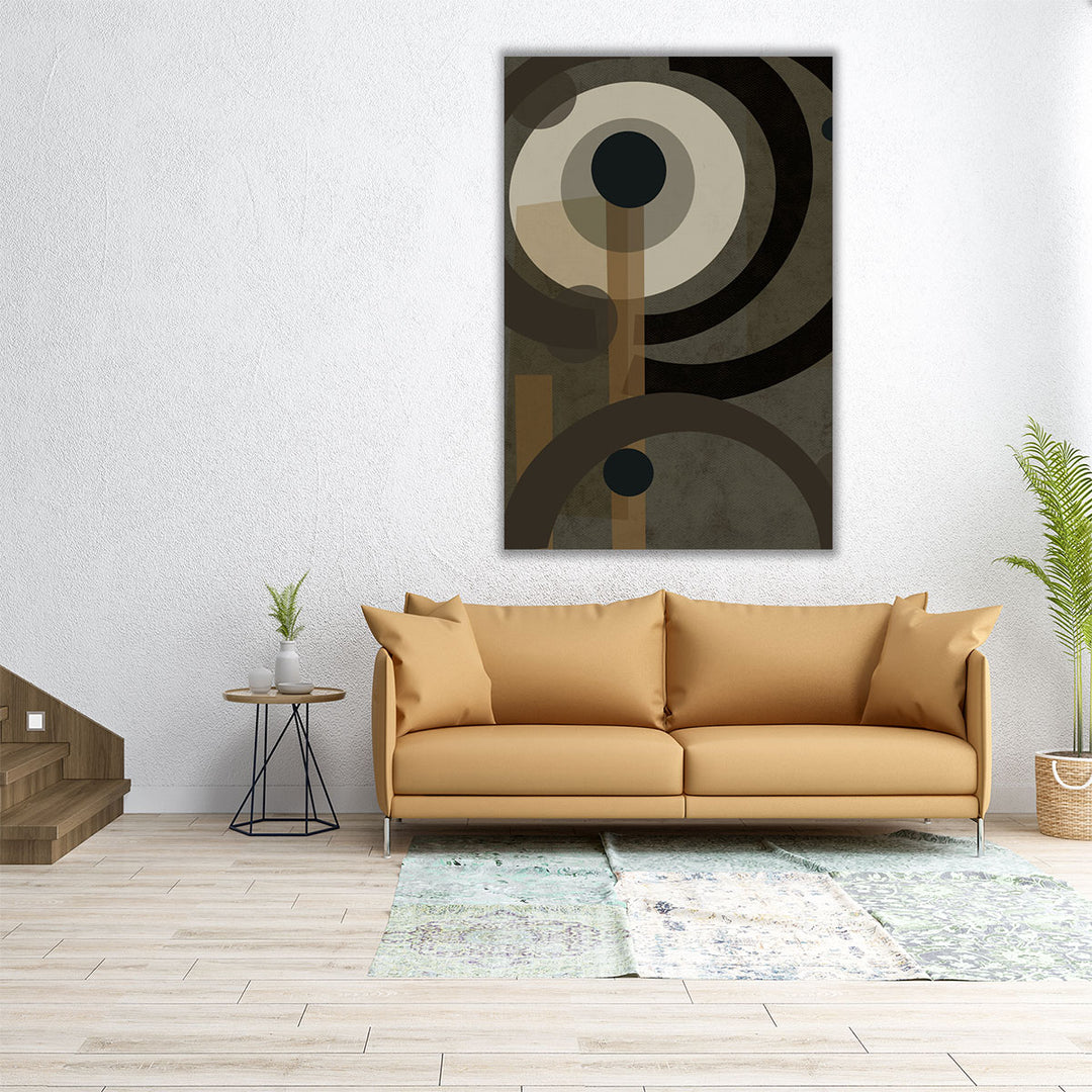 living room art – circular geometry print