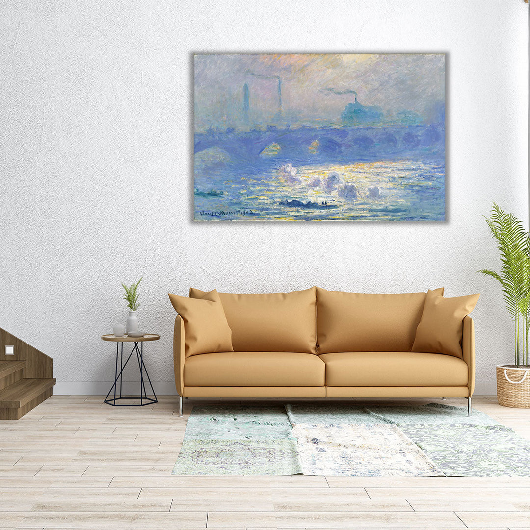 Waterloo Bridge, 1903 - Canvas Print Wall Art