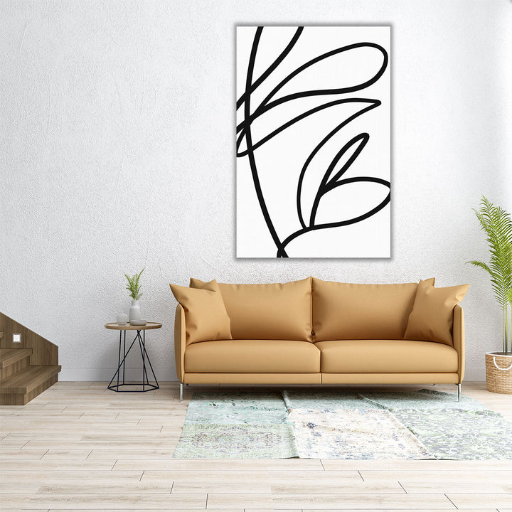 24x36 wall art sleek monochrome canvas