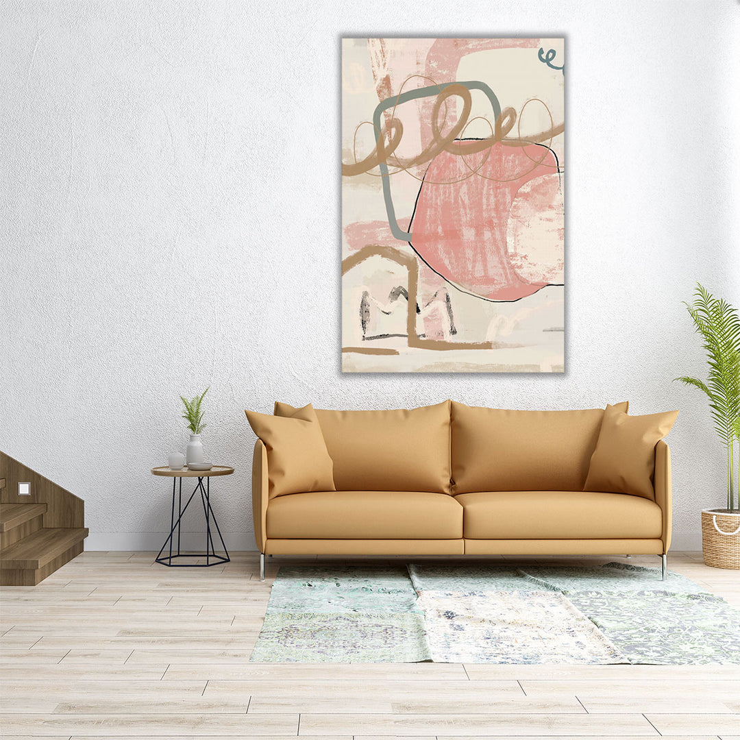 24×36 wrapped canvas spring abstract design