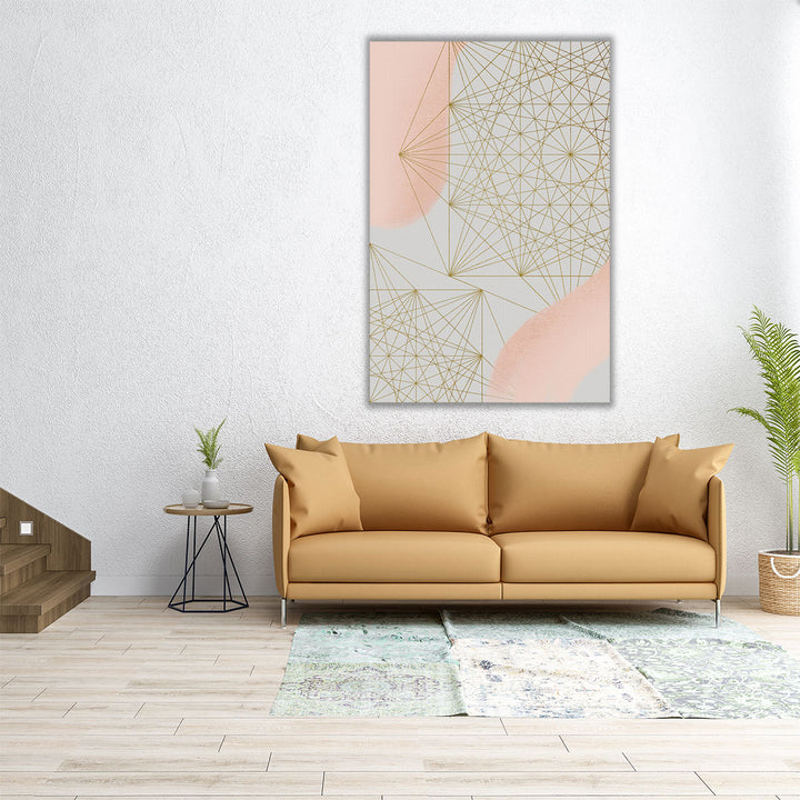 24x36 wrapped canvas minimalist geometric print