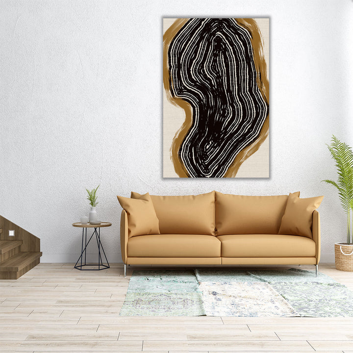 24x36 canvas black abstract wall art