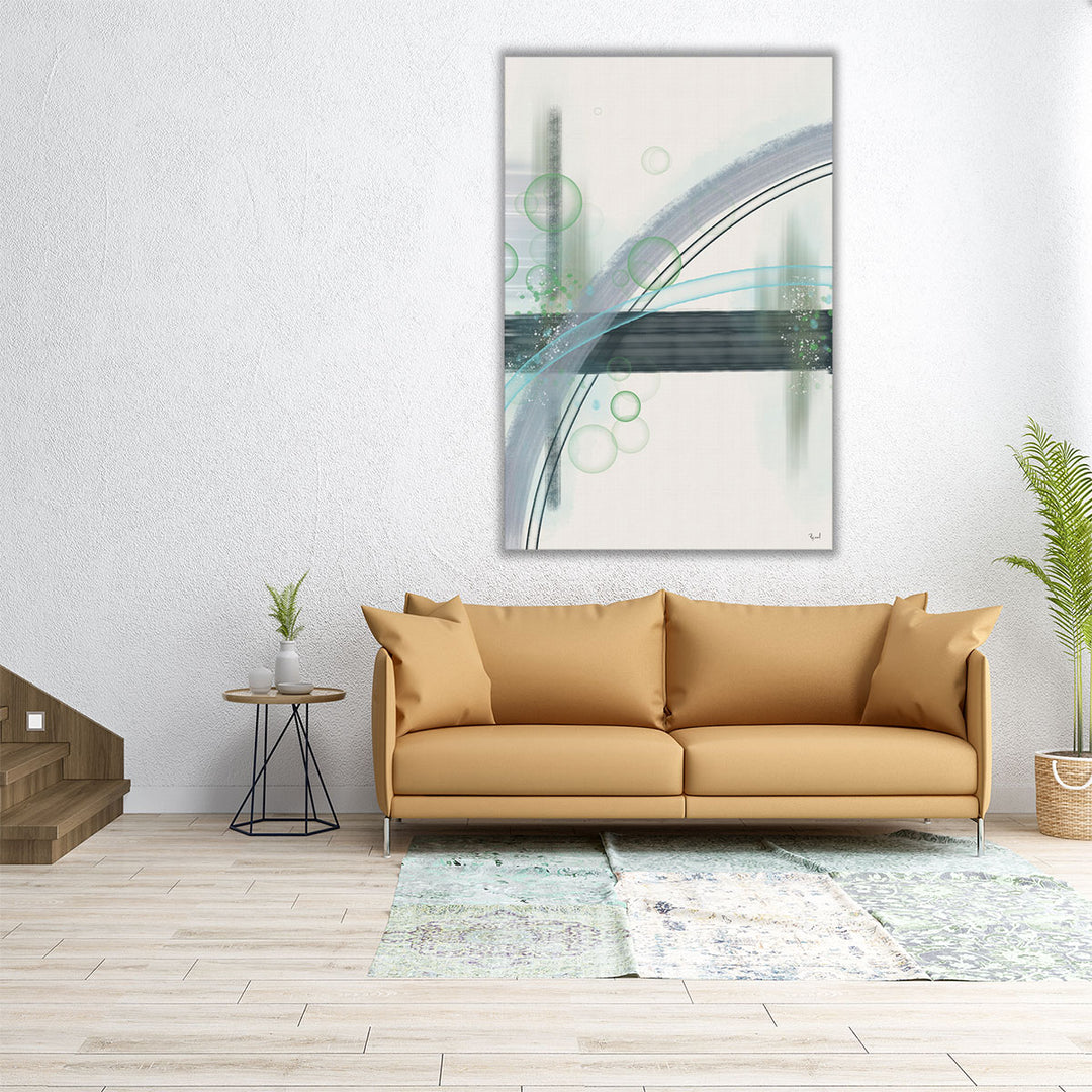 24×36 neutral geometric canvas wall art