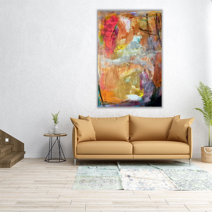24x36 wrapped canvas vivid abstract art