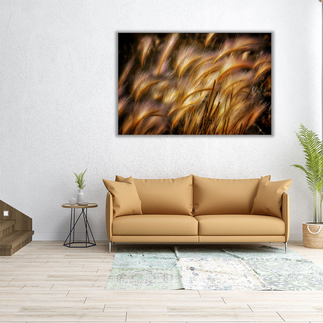 Wrapped canvas botanical farmhouse hallway decor