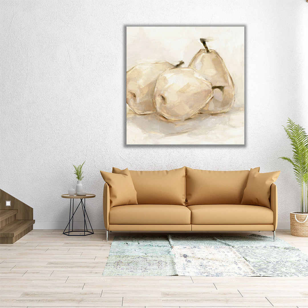 large kitchen art – serene pear focal point