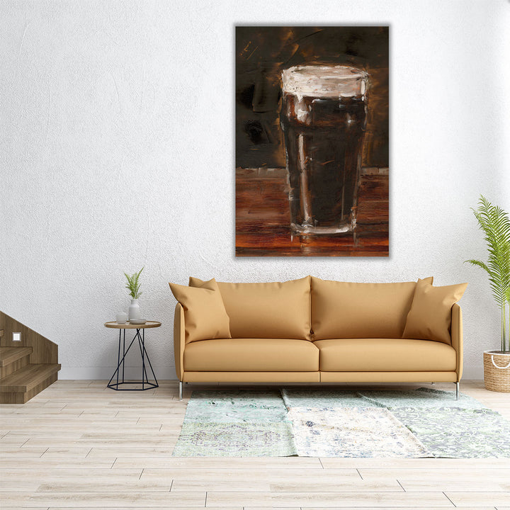 large wall art – neutral brown palette