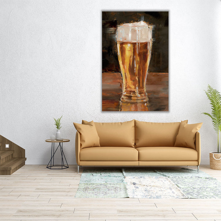 large wall art – sleek neutral décor