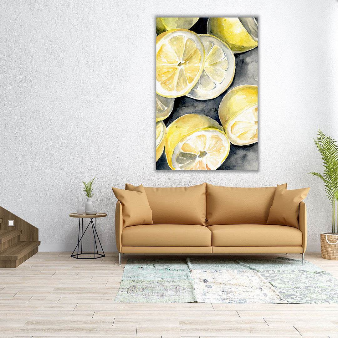 24x36 Canvas Print – clustered lemon slices