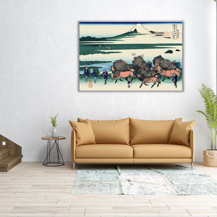 60x40 canvas with mountain, animal, and scenic views