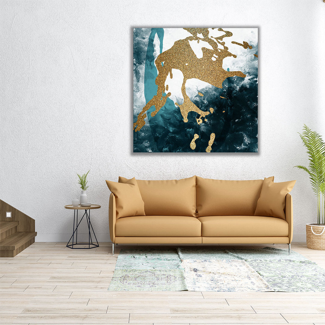24x24 wrapped canvas abstract composition