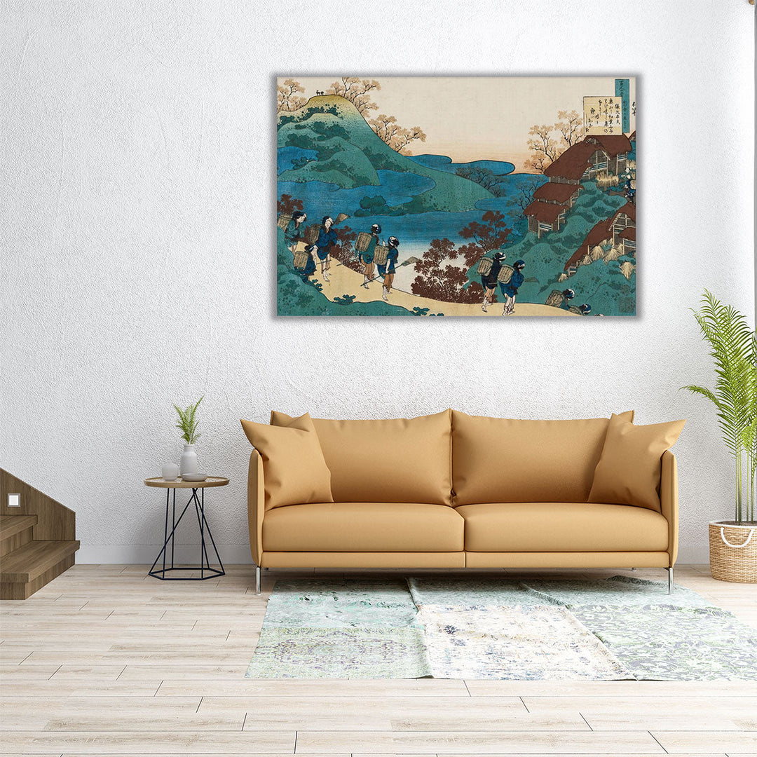 Saramaru Dayu, from the series '100 Poems by 100 Poets Explained by a Nurse', 1835 - Canvas Print Wall Art