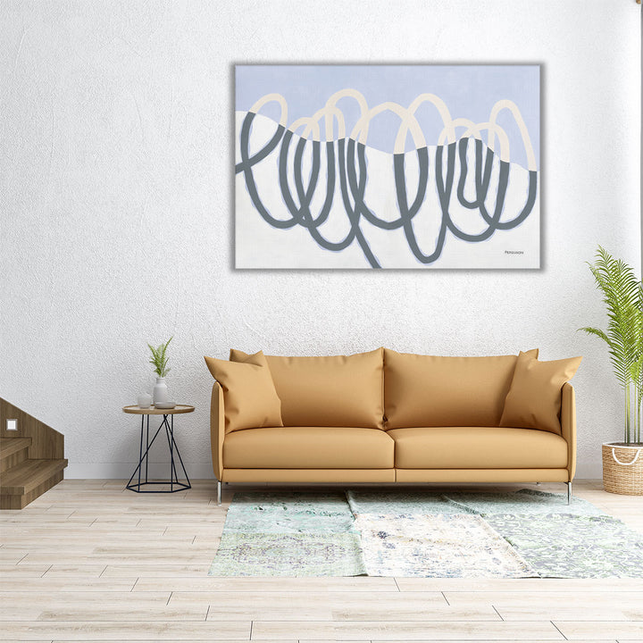 36x24 mixed media hallway focal artwork