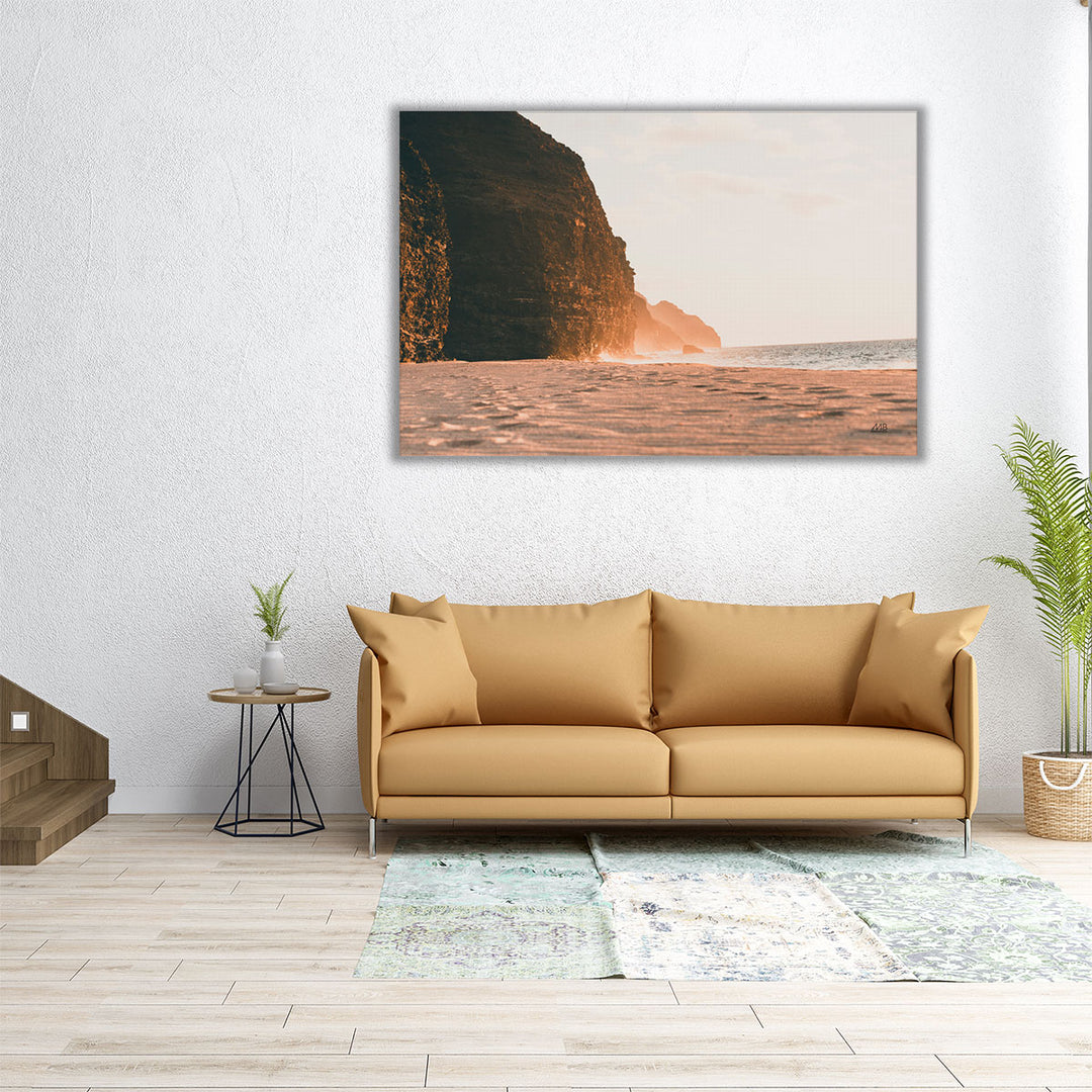 36x24 Hawaiian coastal landscape wall art