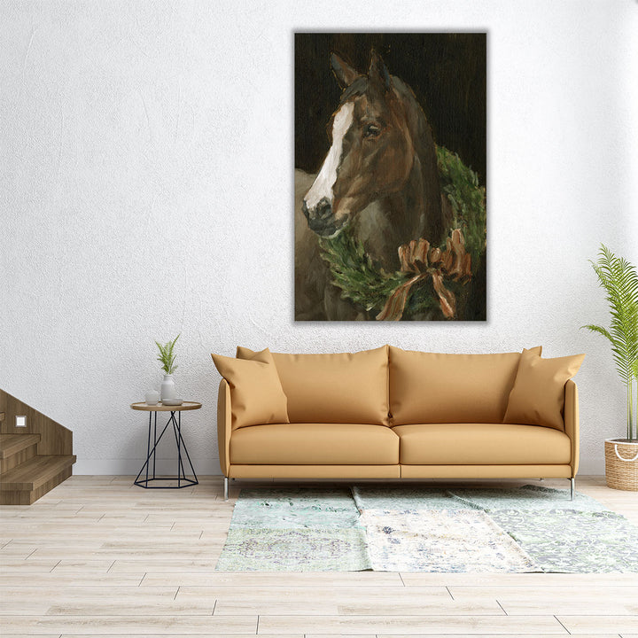Holiday Horse II - Canvas Print Wall Art