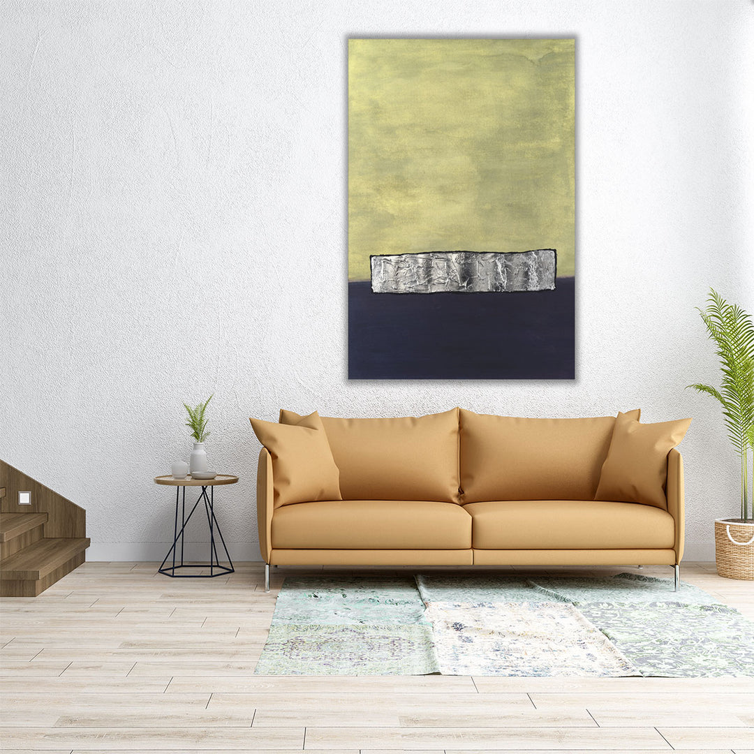 24x36 teal abstract canvas wall art