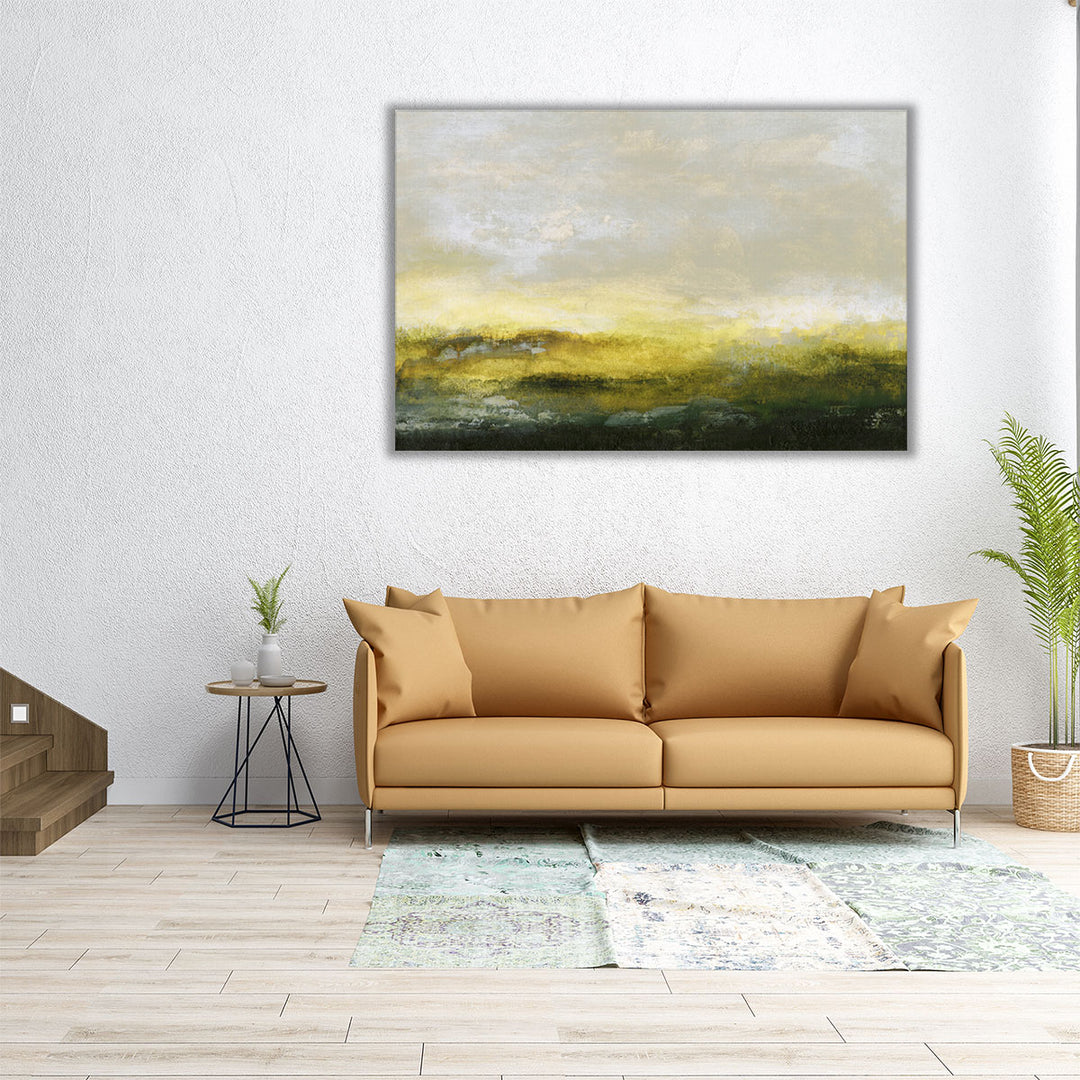 Horizontal canvas with abstract neutral tones