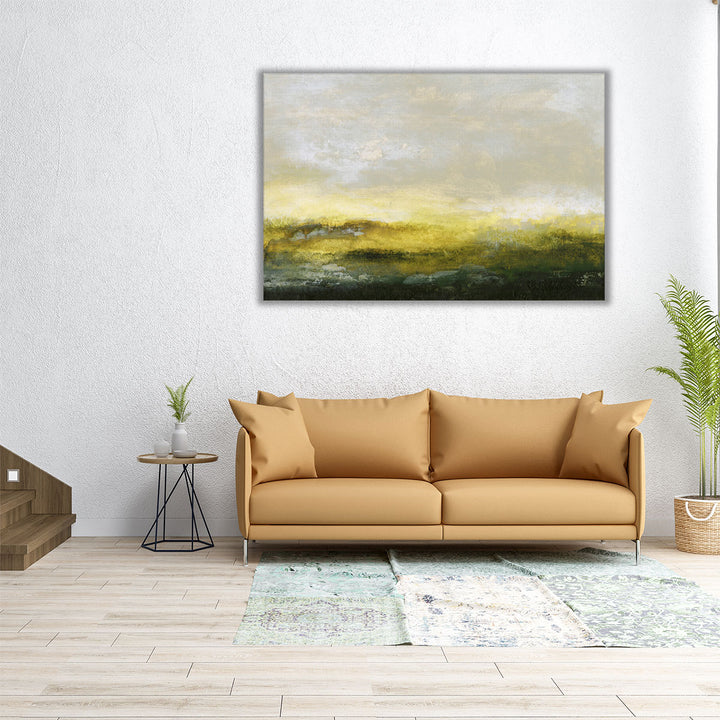 Horizontal canvas with abstract neutral tones